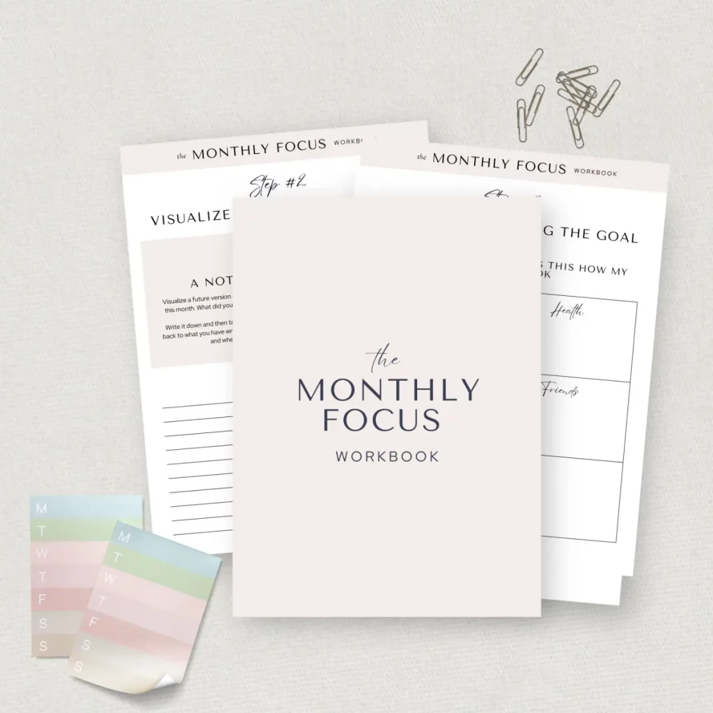 Monthly Focus Workbook
